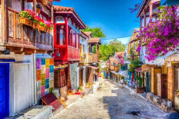 Kas historical coastal town at Antalya Province in Turkey